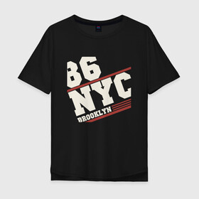 Мужская футболка хлопок Oversize с принтом 1986 New York Brooklyn в Белгороде, 100% хлопок | свободный крой, круглый ворот, “спинка” длиннее передней части | 1986 | bronx | brooklyn | city | manhattan | new york | queens | retro | staten island | usa | vintage | бронкс | бруклин | винтаж | джерси | квинс | мантэттен | манхеттен | манхэттэн | нью джерси | нью йорк | остров | ретро | стейтен айленд | сш