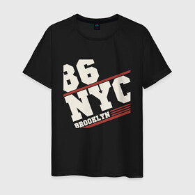Мужская футболка хлопок с принтом 1986 New York Brooklyn в Белгороде, 100% хлопок | прямой крой, круглый вырез горловины, длина до линии бедер, слегка спущенное плечо. | Тематика изображения на принте: 1986 | bronx | brooklyn | city | manhattan | new york | queens | retro | staten island | usa | vintage | бронкс | бруклин | винтаж | джерси | квинс | мантэттен | манхеттен | манхэттэн | нью джерси | нью йорк | остров | ретро | стейтен айленд | сш