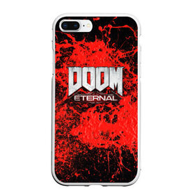 Чехол для iPhone 7Plus/8 Plus матовый с принтом Doom Eternal в Белгороде, Силикон | Область печати: задняя сторона чехла, без боковых панелей | Тематика изображения на принте: bethesda softworks | doom eternal | doomguy | id software | демоны | дум этернал | марс | палач рока | этернал