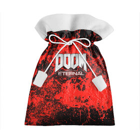 Подарочный 3D мешок с принтом Doom Eternal в Белгороде, 100% полиэстер | Размер: 29*39 см | bethesda softworks | doom eternal | doomguy | id software | демоны | дум этернал | марс | палач рока | этернал