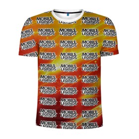 Мужская футболка 3D спортивная с принтом mobile legends в Белгороде, 100% полиэстер с улучшенными характеристиками | приталенный силуэт, круглая горловина, широкие плечи, сужается к линии бедра | 5v5 | dota | game | heroes | legends | moba | mobile | mobile legends | mobile moba | pubg | pvp | герои | дети | для женщин | для мужчин | дота | игра | легенда | моба | мобла
