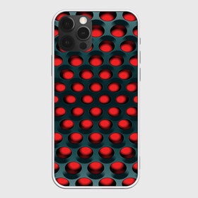 Чехол для iPhone 12 Pro Max с принтом Раскалённый красный 3Д в Белгороде, Силикон |  | Тематика изображения на принте: горошек | железо | жесть | излучение | иллюзия | круги | лампочки | металл | оболочка | объём | сияние | соты | сталь | фонари | шарики | шары