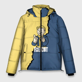 Мужская зимняя куртка 3D с принтом Fallout logo boy в Белгороде, верх — 100% полиэстер; подкладка — 100% полиэстер; утеплитель — 100% полиэстер | длина ниже бедра, свободный силуэт Оверсайз. Есть воротник-стойка, отстегивающийся капюшон и ветрозащитная планка. 

Боковые карманы с листочкой на кнопках и внутренний карман на молнии. | Тематика изображения на принте: boy | fallout | game | newvegas | nukacola | shelter | апокалипсис | вегас | война | игра | игроман | компьютерные | лого | логотип | логотипигры | наездник | оружие | персонажи | постапокалипсис | свобода | симулятор