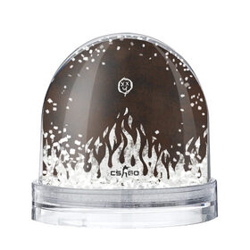 Снежный шар с принтом cs:go - Оксидное пламя в Белгороде, Пластик | Изображение внутри шара печатается на глянцевой фотобумаге с двух сторон | blaze | csgo | oxide | игра | контра | контрстрайк | кс | ксго | огонь | оксидное | пламя | скины | страйк