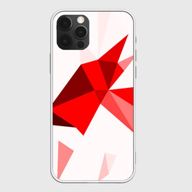 Чехол для iPhone 12 Pro Max с принтом GEOMETRY RED в Белгороде, Силикон |  | Тематика изображения на принте: abstract | abstraction | color | fractal | geometry | paitnt | polygon | polygonal | psy | абстракция | геометрия | краски | неоновые | полигоны | психоделика | фрактал