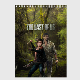 Скетчбук с принтом THE LAST OF US в Белгороде, 100% бумага
 | 48 листов, плотность листов — 100 г/м2, плотность картонной обложки — 250 г/м2. Листы скреплены сверху удобной пружинной спиралью | cicadas | fireflies | naughty dog | the last of us | the last of us part 2 | джоэл | последние из нас | цикады | элли