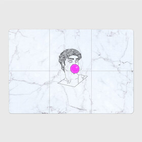 Магнитный плакат 3Х2 с принтом Bubble gum в Белгороде, Полимерный материал с магнитным слоем | 6 деталей размером 9*9 см | Тематика изображения на принте: bubble gum | скульптура | статуя