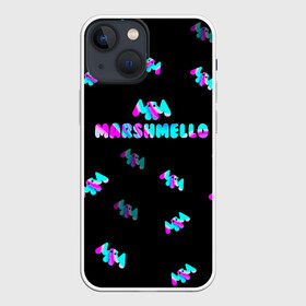 Чехол для iPhone 13 mini с принтом Marshmello в Белгороде,  |  | fortnite | marshmello | абстракция | диджей | игра | маршмелло | маршмеллоу | маршмелоу | музыка | неон | фортнайт