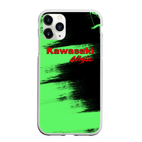 Чехол для iPhone 11 Pro матовый с принтом Kawasaki в Белгороде, Силикон |  | Тематика изображения на принте: kawasaki | moto | ninja | брызги | дорога | кавасаки | краска | мотоцикл | надпись | неон | ниндзя | паутина | скорость | текстура