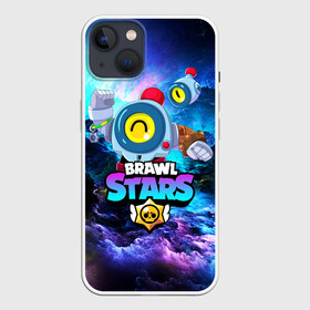 Чехол для iPhone 13 с принтом BRAWL STARS NANI SPACE NEON в Белгороде,  |  | bibi | brawl stars | coach mike | crow | gale | leon | leon shark | max | mecha crow | mortis | mr.p | nani | phoenix | sally leon | sandy | spike | sprout | tara | virus 8 bit | werewolf | ворон | оборотень