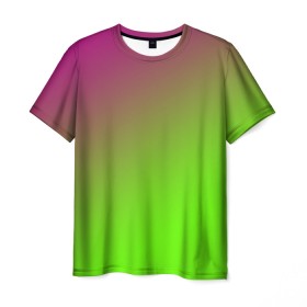 Мужская футболка 3D с принтом Кислотная в Белгороде, 100% полиэфир | прямой крой, круглый вырез горловины, длина до линии бедер | gradient | summer | textures | tie dye | абстракт | градиент | лето | переход | радуга | тай дай | текстура | текстуры | хиппи | цвета