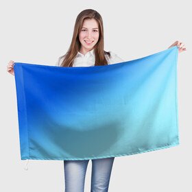 Флаг 3D с принтом blue в Белгороде, 100% полиэстер | плотность ткани — 95 г/м2, размер — 67 х 109 см. Принт наносится с одной стороны | gradient | summer | textures | tie dye | абстракт | градиент | лето | море | небо | переход | радуга | синяя | тай дай | текстура | текстуры | хиппи | цвета