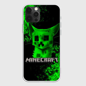 Чехол для iPhone 12 Pro Max с принтом MINECRAFT CAT в Белгороде, Силикон |  | Тематика изображения на принте: creeper | game | minecraft | блоки | игра | квадраты | компьютерная | кот | котенок | кошка | крипер | криппер | майнкрафт | огонь