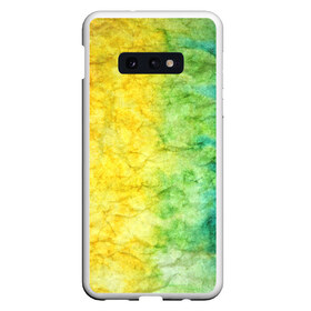 Чехол для Samsung S10E с принтом разноцветный акварель градиент в Белгороде, Силикон | Область печати: задняя сторона чехла, без боковых панелей | Тематика изображения на принте: 2020 | акварель | градиент | краска | лето | повседневный | просто | радуга | разноцветный