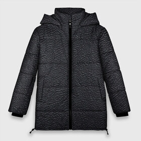 Женская зимняя куртка 3D с принтом текстура черная кожа рельеф в Белгороде, верх — 100% полиэстер; подкладка — 100% полиэстер; утеплитель — 100% полиэстер | длина ниже бедра, силуэт Оверсайз. Есть воротник-стойка, отстегивающийся капюшон и ветрозащитная планка. 

Боковые карманы с листочкой на кнопках и внутренний карман на молнии | классика | кожаный | объем | повседневный | под кожу | рельеф | стиль | текстура | черная кожа