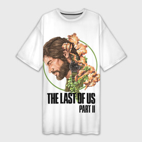 Платье-футболка 3D с принтом The Last of Us Part II Joel в Белгороде,  |  | joel | joel miller | post apocalypse | the last of us 2 | the last of us part ii | tlou | tlou2 | джоэл | джоэл миллер | одни из нас | одни из нас 2 | одни из нас часть ii | постапокалипсис