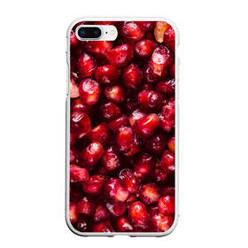 Чехол для iPhone 7Plus/8 Plus матовый с принтом много ягод граната ярко сочно в Белгороде, Силикон | Область печати: задняя сторона чехла, без боковых панелей | вкусно | гранат | гранатовый бум | зерна | зож | лето | польза | сочно | фрукты | фрутерианство | ягоды | ярко