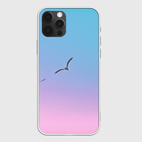 Чехол для iPhone 12 Pro Max с принтом чайки птицы полет градиент в Белгороде, Силикон |  | Тематика изображения на принте: градиент | закат | минимализм | небо | полет | природа | просто | птицы | рассвет | чайки