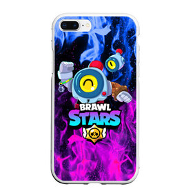 Чехол для iPhone 7Plus/8 Plus матовый с принтом BRAWL STARS NANI в Белгороде, Силикон | Область печати: задняя сторона чехла, без боковых панелей | bibi | brawl stars | coach mike | crow | gale | leon | leon shark | max | mecha crow | mortis | mr.p | nani | phoenix | sally leon | sandy | spike | sprout | tara | virus 8 bit | werewolf | ворон | оборотень