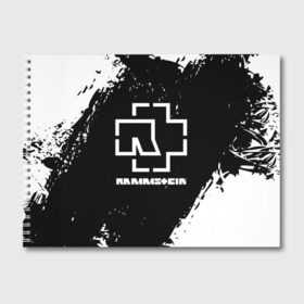 Альбом для рисования с принтом RAMMSTEIN РАМШТАЙН в Белгороде, 100% бумага
 | матовая бумага, плотность 200 мг. | Тематика изображения на принте: lindemann | lm | rammstein | rock | кристиан лоренц | линдеманн | лм | музыка | рамштайн | рок | тилль линдеманн