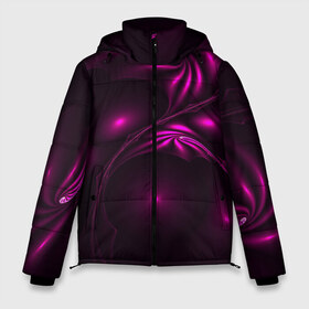 Мужская зимняя куртка 3D с принтом Lullaby Pink в Белгороде, верх — 100% полиэстер; подкладка — 100% полиэстер; утеплитель — 100% полиэстер | длина ниже бедра, свободный силуэт Оверсайз. Есть воротник-стойка, отстегивающийся капюшон и ветрозащитная планка. 

Боковые карманы с листочкой на кнопках и внутренний карман на молнии. | abstract | abstraction | geometry | line | pattern | psy | абстрактный | абстракция | геометрия | краски | кубики | линии | неоновые | неоновый | психоделика | текстура