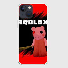 Чехол для iPhone 13 mini с принтом Roblox piggy Свинка Пигги. в Белгороде,  |  | game | gamer | logo | minecraft | piggi | roblox | simulator | игра | конструктор | лого | пигги | свинья | симулятор | строительство | фигура