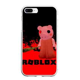 Чехол для iPhone 7Plus/8 Plus матовый с принтом Roblox piggy Свинка Пигги в Белгороде, Силикон | Область печати: задняя сторона чехла, без боковых панелей | game | gamer | logo | minecraft | piggi | roblox | simulator | игра | конструктор | лого | пигги | свинья | симулятор | строительство | фигура