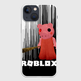 Чехол для iPhone 13 mini с принтом Roblox piggy Свинка Пигги. в Белгороде,  |  | game | gamer | logo | minecraft | piggi | roblox | simulator | игра | конструктор | лого | пигги | свинья | симулятор | строительство | фигура