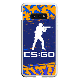 Чехол для Samsung S10E с принтом CS GO КС ГО в Белгороде, Силикон | Область печати: задняя сторона чехла, без боковых панелей | Тематика изображения на принте: asiimov | counter | counter strike | counterstrike | cs go | cs:go | csgo | global | offensive | strike | гоу | каэс | контер | контр | контра | контрстрайк | кс го | кс:го | ксго | страйк | сы пщ