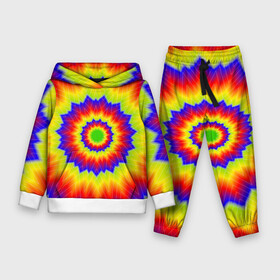 Детский костюм 3D (с толстовкой) с принтом Tie Dye в Белгороде,  |  | abstract | colorful | dye | gradient | texture | tie | абстракция | градиент | дай | тай | текстура | цветной