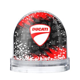 Снежный шар с принтом DUCATI [2] в Белгороде, Пластик | Изображение внутри шара печатается на глянцевой фотобумаге с двух сторон | ducati | moto | дукати | мото | мотоцикл