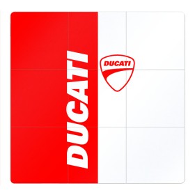 Магнитный плакат 3Х3 с принтом DUCATI [4] в Белгороде, Полимерный материал с магнитным слоем | 9 деталей размером 9*9 см | ducati | moto | дукати | мото | мотоцикл