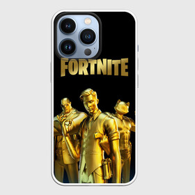 Чехол для iPhone 13 Pro с принтом FORTNITE GOLD SQUAD в Белгороде,  |  | 2 часть | 3 season | 3 сезон | fortnite | gold | midas | squad | мидас | фортнайт