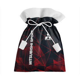Подарочный 3D мешок с принтом MITSUBISHI в Белгороде, 100% полиэстер | Размер: 29*39 см | Тематика изображения на принте: mitsubishi | авто | автомобиль | лого | логотип | митсубиси | митсубиши | текстура