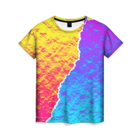 Женская футболка 3D с принтом Цветные переливы в Белгороде, 100% полиэфир ( синтетическое хлопкоподобное полотно) | прямой крой, круглый вырез горловины, длина до линии бедер | абстрактный | блестящие | волны | геометрия | градиент | краски | летний | лето | море | небо | неоновые | облака | океан | перламутр | поп | радуга | радужный | разноцветные | река | ретро | русалка