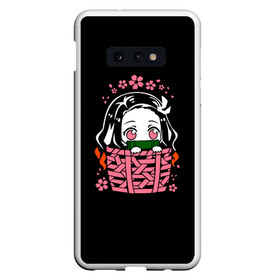 Чехол для Samsung S10E с принтом KIMETSU NO YAIBA NEZUKO в Белгороде, Силикон | Область печати: задняя сторона чехла, без боковых панелей | demon slayer | kimetsu no yaiba | nezuko | shinobu | slayer | tanjiro | zenitsu | гию томиока | зенитцу | иноске хашибира | клинок рассекающий демонов | незуко | танджиро | шинобу кочо