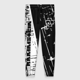 Женские брюки 3D с принтом RAMMSTEIN в Белгороде, полиэстер 100% | прямой крой, два кармана без застежек по бокам, с мягкой трикотажной резинкой на поясе и по низу штанин. В поясе для дополнительного комфорта — широкие завязки | rammstein | группа | музыкальная | рамштайн | рок