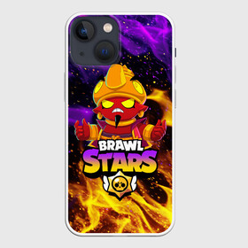 Чехол для iPhone 13 mini с принтом BRAWL STARS EVIL GENE | ДЖИН в Белгороде,  |  | bibi | brawl stars | coach mike | crow | evil gene | gale | gene | leon | leon shark | max | mecha crow | mortis | mr.p | nani | phoenix | sally leon | sandy | spike | sprout | tara | virus 8 bit | werewolf | ворон | джин | оборотень