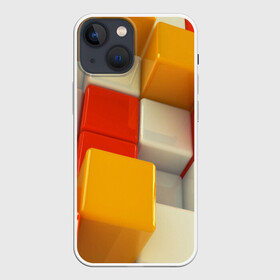 Чехол для iPhone 13 mini с принтом КУБЫ 3D в Белгороде,  |  | abstract | abstraction | geometry | line | pattern | psy | абстрактный | абстракция | геометрия | краски | кубики | линии | неоновые | неоновый | психоделика | текстура