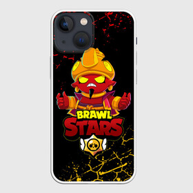 Чехол для iPhone 13 mini с принтом BRAWL STARS EVIL GENE | ДЖИН в Белгороде,  |  | bibi | brawl stars | coach mike | crow | evil gene | gale | gene | leon | leon shark | max | mecha crow | mortis | mr.p | nani | phoenix | sally leon | sandy | spike | sprout | tara | virus 8 bit | werewolf | ворон | джин | оборотень