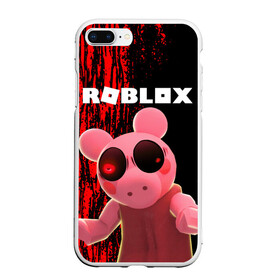 Чехол для iPhone 7Plus/8 Plus матовый с принтом Roblox piggy Свинка Пигги в Белгороде, Силикон | Область печати: задняя сторона чехла, без боковых панелей | game | gamer | logo | minecraft | piggi | roblox | simulator | игра | конструктор | лого | пигги | свинья | симулятор | строительство | фигура