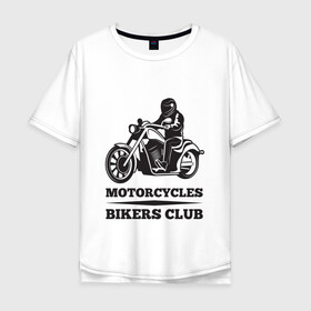 Мужская футболка хлопок Oversize с принтом Biker (Z) в Белгороде, 100% хлопок | свободный крой, круглый ворот, “спинка” длиннее передней части | 2020 | auto | bike | enduro | ktm | moto | motorcycle | rider | sport | авто | автомобиль | автомобильные | байк | бренд | ктм | марка | машины | мото | мотоциклы | спорт