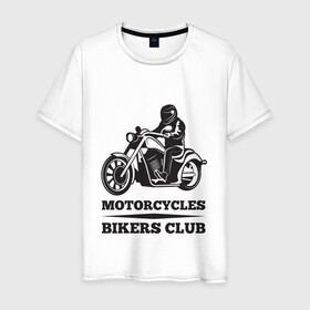 Мужская футболка хлопок с принтом Biker (Z) в Белгороде, 100% хлопок | прямой крой, круглый вырез горловины, длина до линии бедер, слегка спущенное плечо. | 2020 | auto | bike | enduro | ktm | moto | motorcycle | rider | sport | авто | автомобиль | автомобильные | байк | бренд | ктм | марка | машины | мото | мотоциклы | спорт