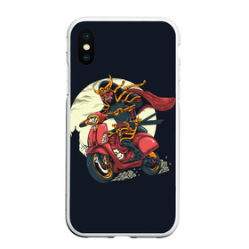 Чехол для iPhone XS Max матовый с принтом Samurai Biker (Z) в Белгороде, Силикон | Область печати: задняя сторона чехла, без боковых панелей | Тематика изображения на принте: 2020 | auto | bike | moto | motorcycle | samurai | sport | авто | автомобиль | автомобильные | байк | бренд | буке | воин | вояк | марка | машины | мононофу | мото | мотоциклы | мститель | мушя | ниндзя | сабурай | самурай | слуга