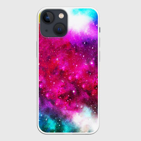 Чехол для iPhone 13 mini с принтом Туманность в Белгороде,  |  | space | stars | абстракция | бесконечный | блестящий | вселенная | галактика | дым | звездная | звезды | космический | космос | краски | лето | материя | небо | неоновый | нло | ночь | облака | планеты | радуга
