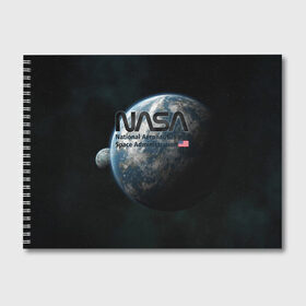 Альбом для рисования с принтом NASA в Белгороде, 100% бумага
 | матовая бумага, плотность 200 мг. | alien | elon | mask | musk | nasa | space x | star | ufo | америка | американский | астронавт | гуманоид | звезды | земля | зона 51 | илон | инопланетянин | космонавт | космос | луна | марс | маск | наса | нло | планета | пришелец