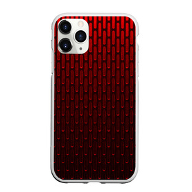 Чехол для iPhone 11 Pro Max матовый с принтом текстура красный градиент в Белгороде, Силикон |  | геометрия | градиент | красный | линии | поверхность | простота | симметрия | текстура | точки | черный