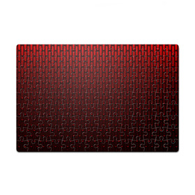 Пазл магнитный 126 элементов с принтом текстура красный градиент в Белгороде, полимерный материал с магнитным слоем | 126 деталей, размер изделия —  180*270 мм | геометрия | градиент | красный | линии | поверхность | простота | симметрия | текстура | точки | черный
