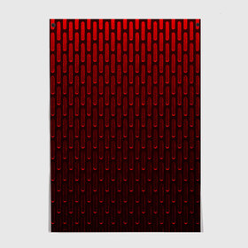 Постер с принтом текстура красный градиент в Белгороде, 100% бумага
 | бумага, плотность 150 мг. Матовая, но за счет высокого коэффициента гладкости имеет небольшой блеск и дает на свету блики, но в отличии от глянцевой бумаги не покрыта лаком | геометрия | градиент | красный | линии | поверхность | простота | симметрия | текстура | точки | черный