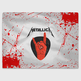 Плед 3D с принтом METALLICA (Z) в Белгороде, 100% полиэстер | закругленные углы, все края обработаны. Ткань не мнется и не растягивается | kurt kobein | metallica | rock | курт кобейн | металика | металлика | рок | супер звезда